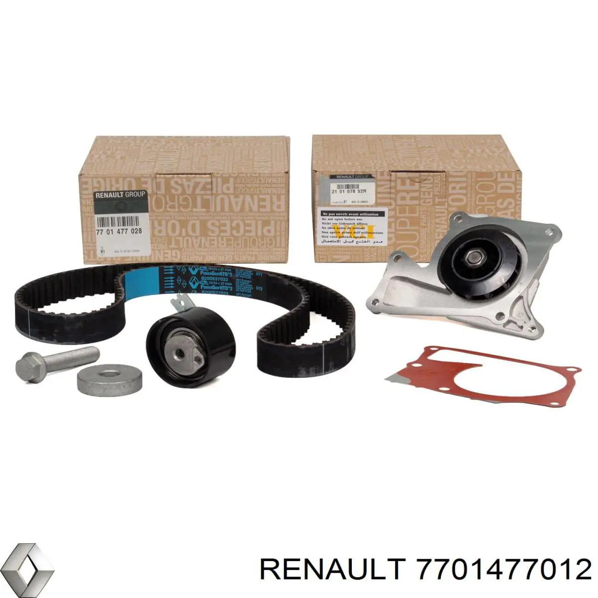 ГРМ ремни, комплект Renault (RVI) 7701477012 цена, от 56.92 USD