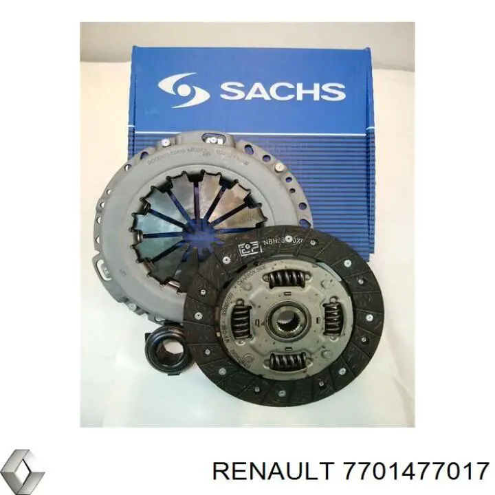 Комплект сцепления (3 части) Renault (RVI) 7701477017 цена, от 135.34 USD