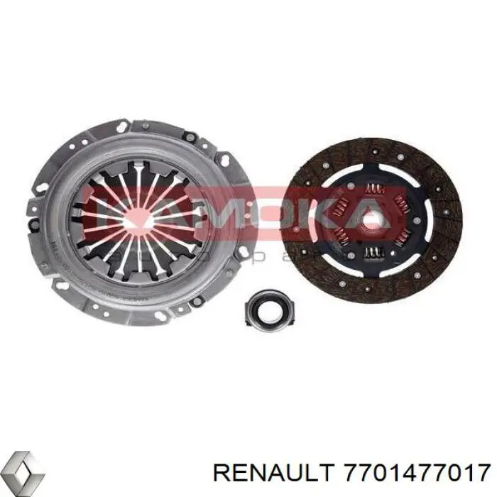 Купить 7701477017 Renault (RVI) Комплект сцепления (диск, корзина, подшипник)