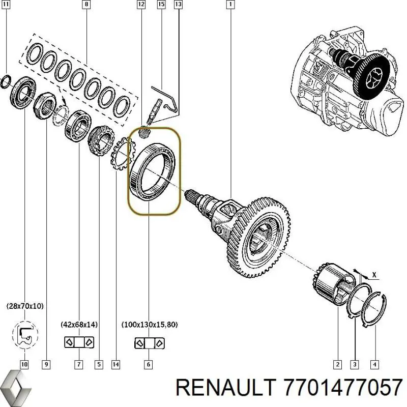  7701477057 Renault (RVI)