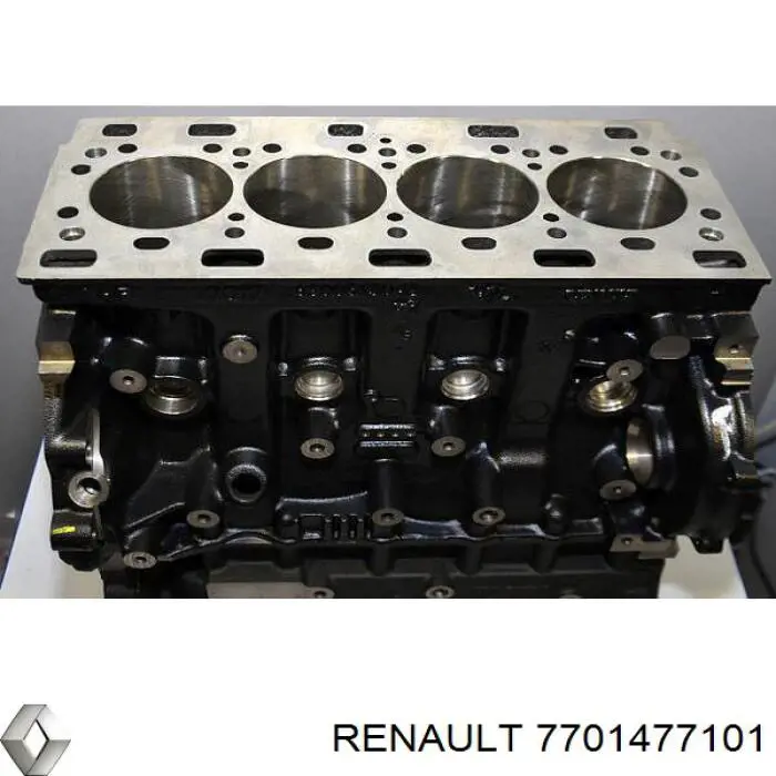 Блок цилиндров двигателя 7701477101 Renault (RVI)