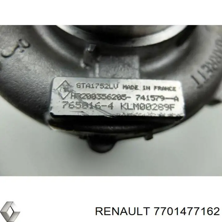 Купить 7701477162 Renault (RVI) Турбоком