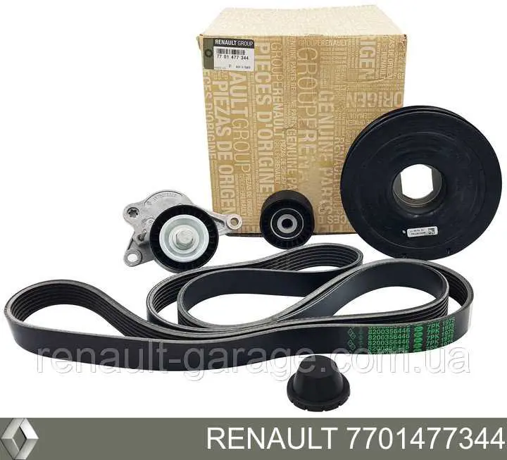 7701477344 Renault (RVI) ремень агрегатов приводной, комплект