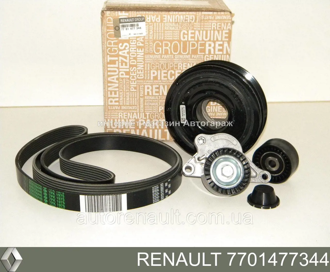Купить 7701477344 Renault (RVI) Ремень приводной