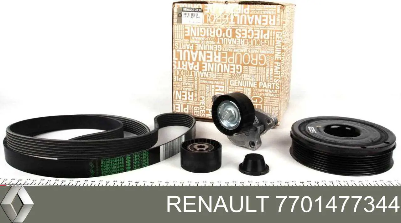 Приводной ремень агрегатов Renault (RVI) 7701477344