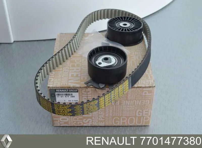 7701477380 Renault (RVI) correia do mecanismo de distribuição de gás, kit