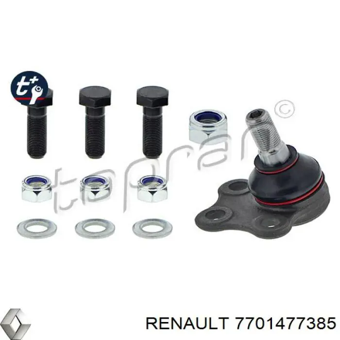 7701477385 Renault (RVI) Палец шаровой нижний