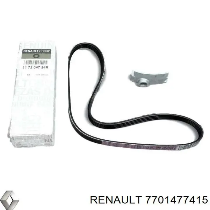 7701477415 Renault (RVI) Ремень приводной, комплект