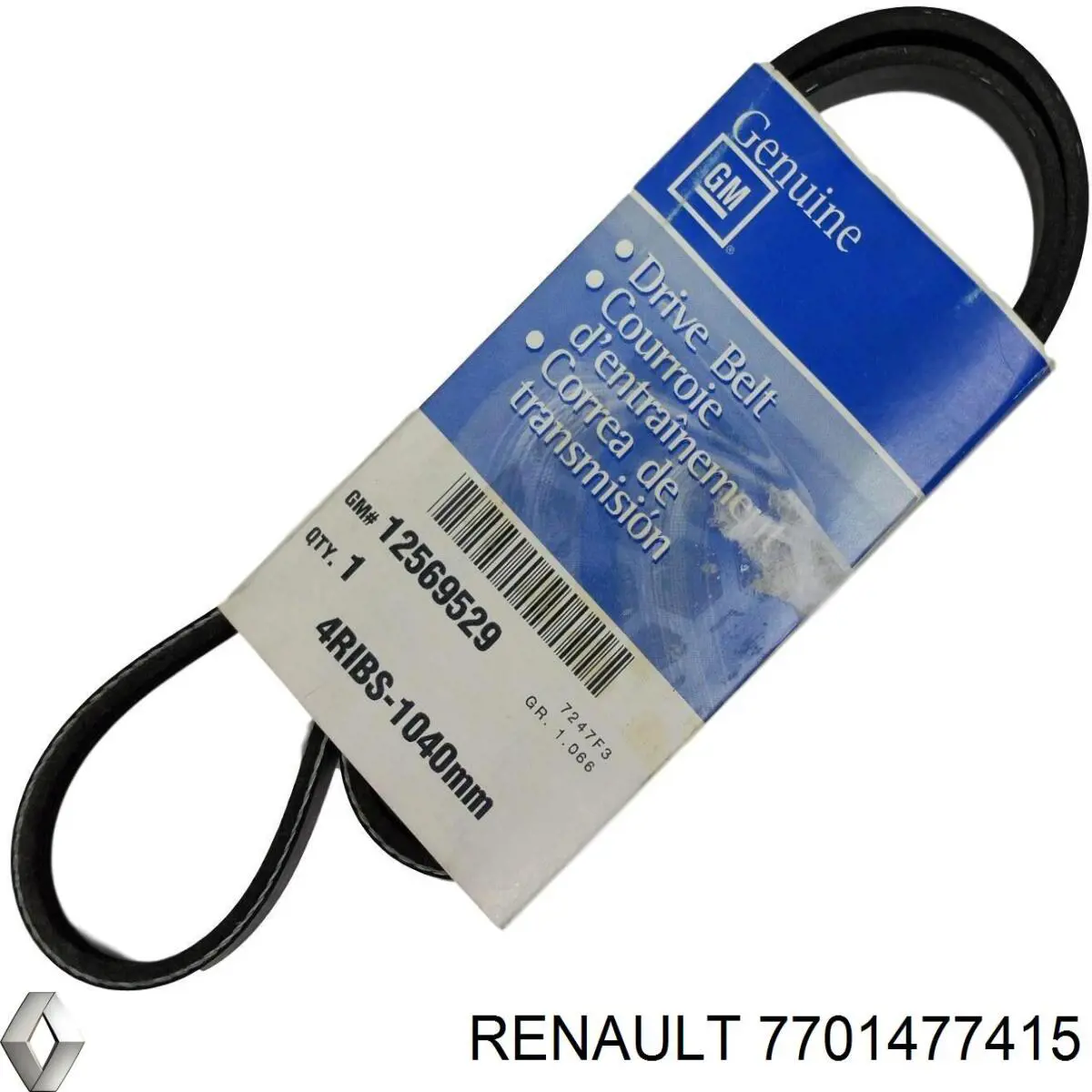 Купить 7701477415 Renault (RVI) Ремень приводной