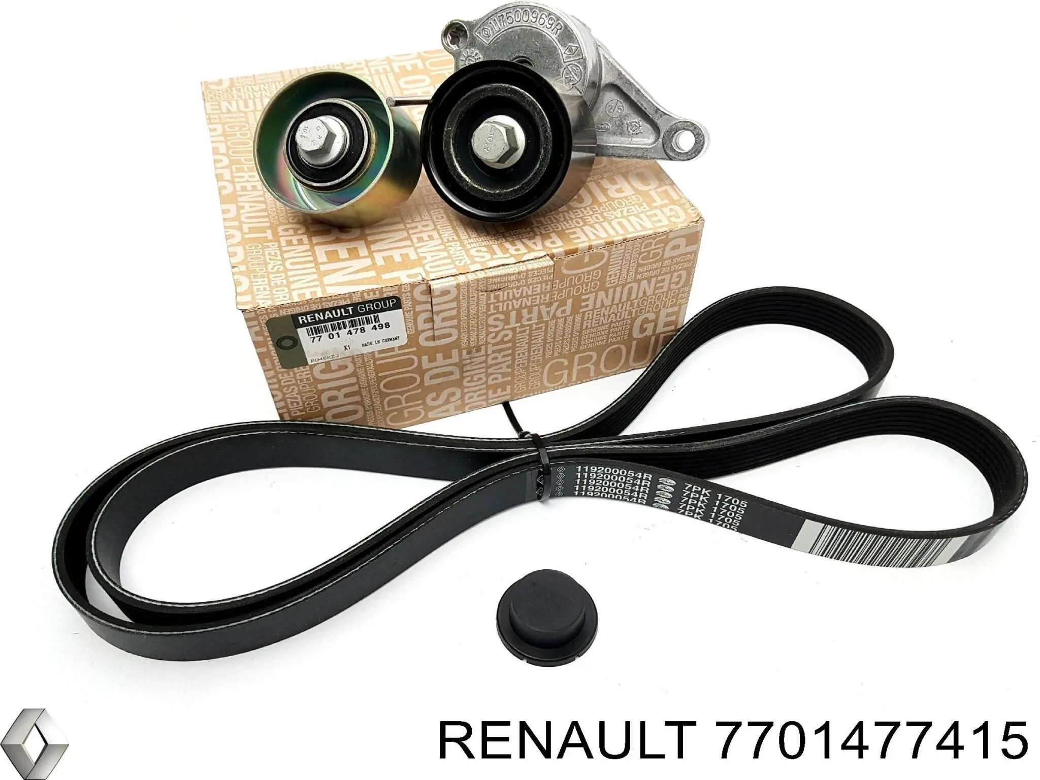 Ремень агрегатов приводной, комплект Renault (RVI) 7701477415 цена, от 108.34 USD