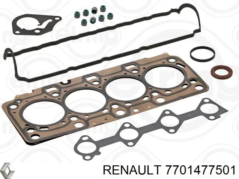 7701477501 Renault (RVI) комплект прокладок двигателя верхний