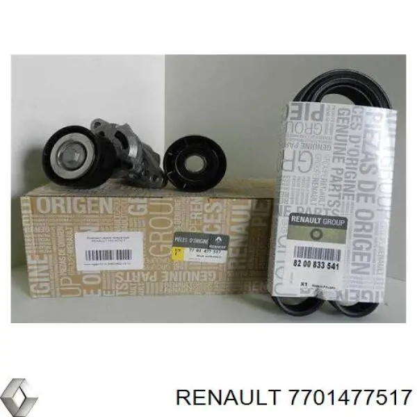 Купить 7701477517 Renault (RVI) Ремень приводной