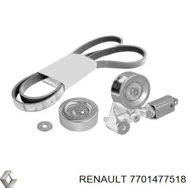 7701477518 Renault (RVI) Ремень приводной, комплект