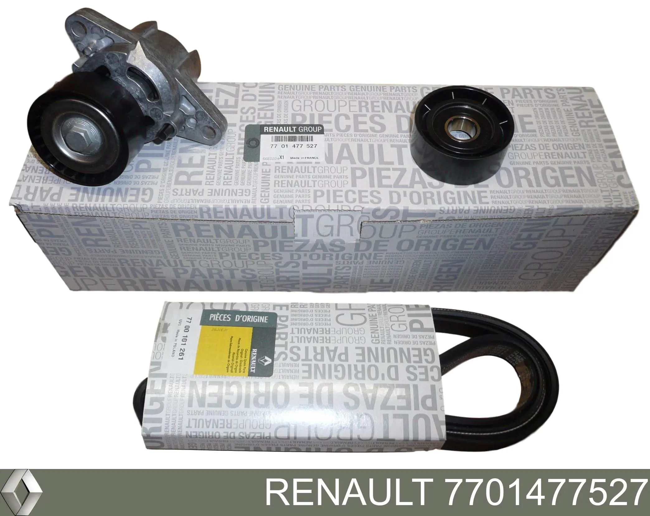 7701477527 Renault (RVI) ремень агрегатов приводной, комплект