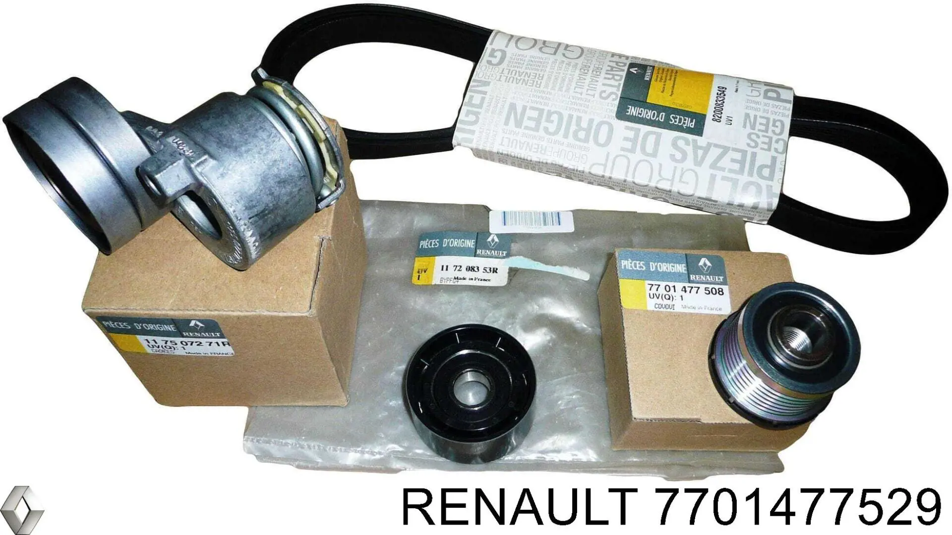 Ремень агрегатов приводной, комплект 7701477529 Renault (RVI)