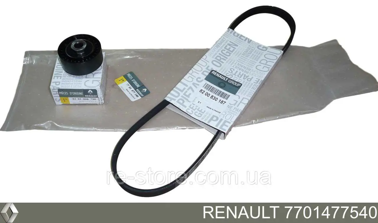 Ремень агрегатов приводной, комплект Renault (RVI) 7701477540 цена, от 48.87 USD