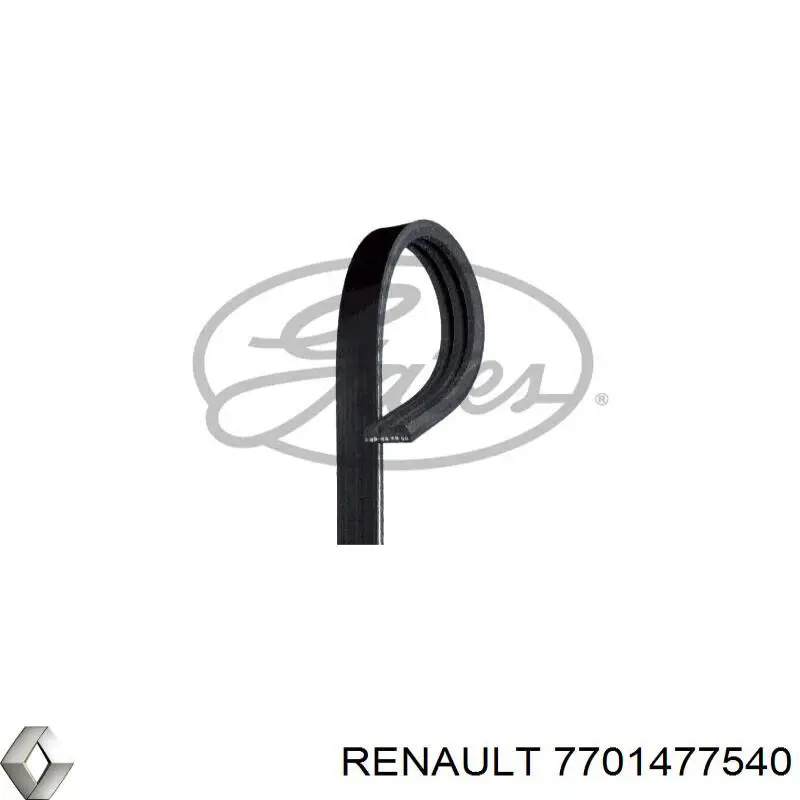 7701477540 Renault (RVI) Ремень приводной, комплект