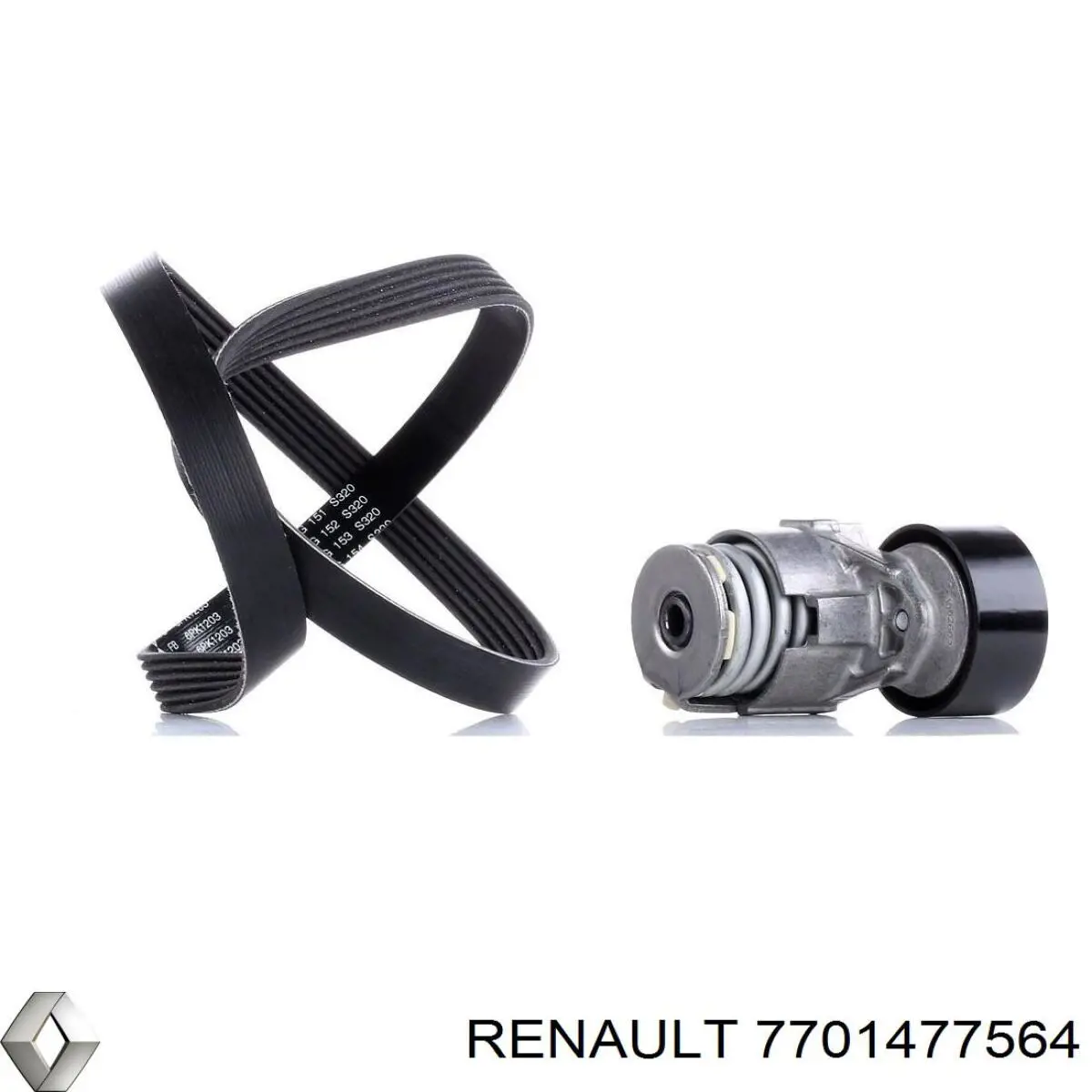 Купить 7701477564 Renault (RVI) Ремень приводной