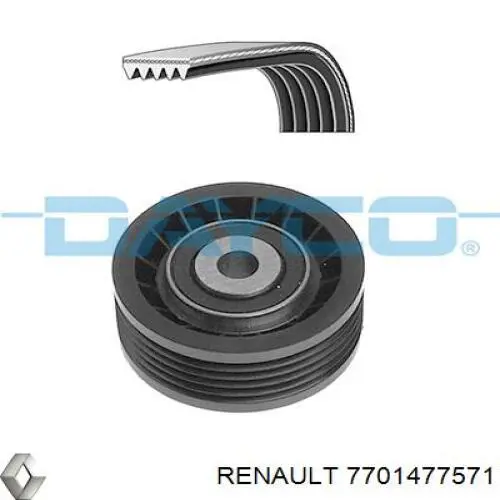 7701477571 Renault (RVI) ремень агрегатов приводной, комплект