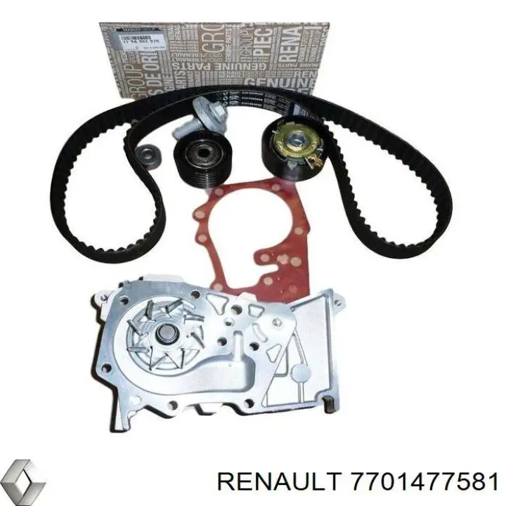 7701477581 Renault (RVI) Ремень приводной, комплект