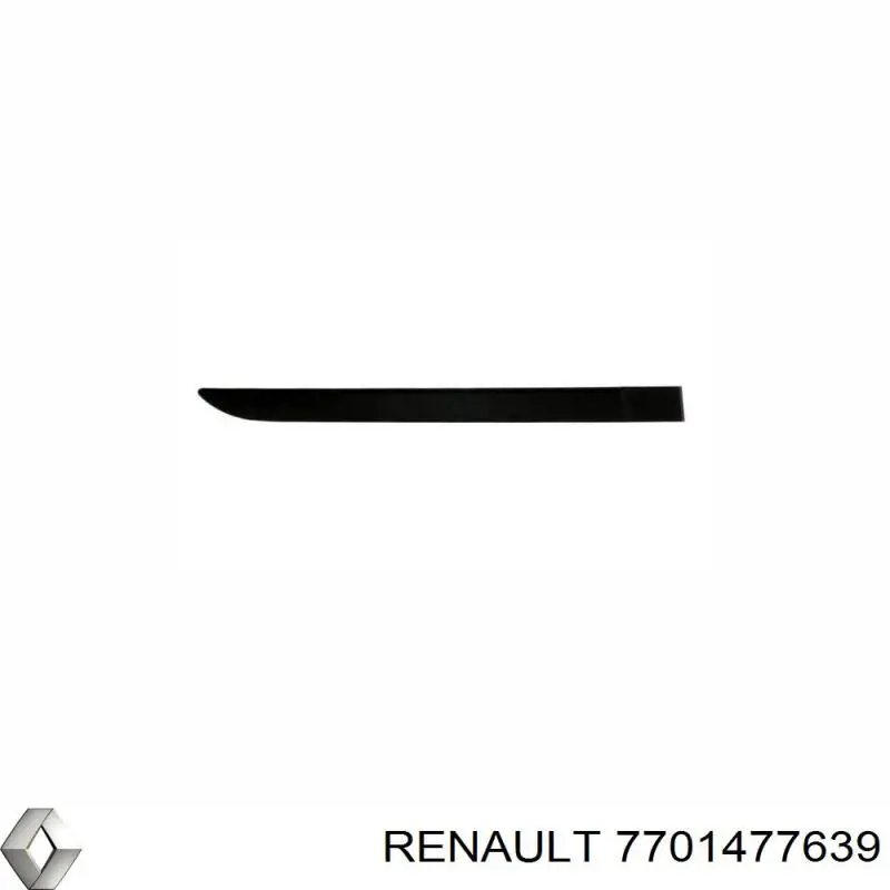 Молдинг двери задней правой 7701475250 Renault (RVI)