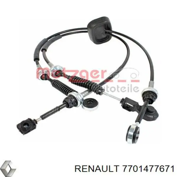 Compre 7701477671 Renault (RVI) Cabo de mudança duplo