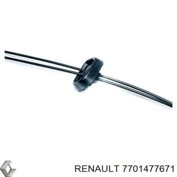 Cabo de mudança duplo Renault (RVI) 7701477671