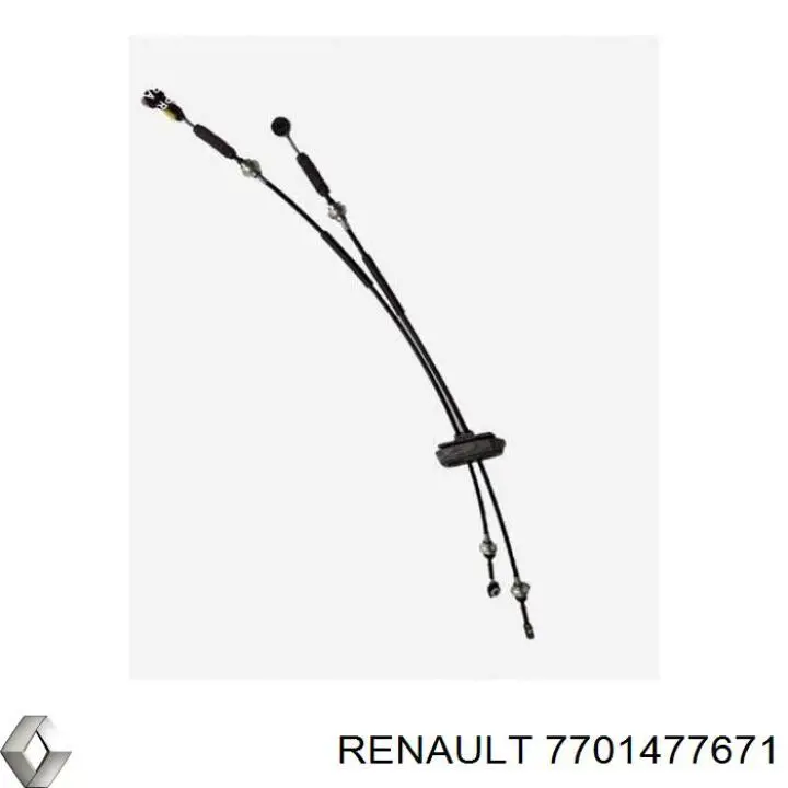 7701477671 Renault (RVI) Cabo de mudança duplo