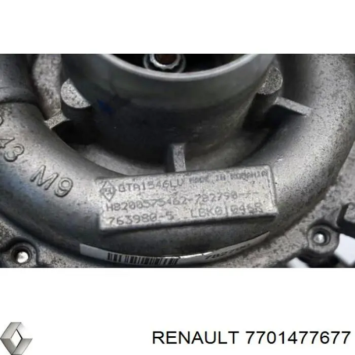 Турбонагнетатель Renault (RVI) 7701477677 цена, от 126.83 USD