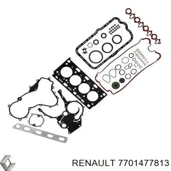 Верхний комплект прокладок двигателя Renault (RVI) 7701477813 цена, от 77.02 USD