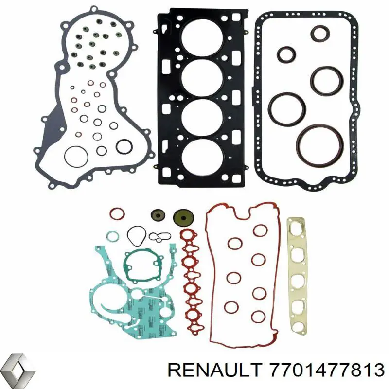 Верхний комплект прокладок двигателя Renault (RVI) 7701477813 цена, от 77.02 USD