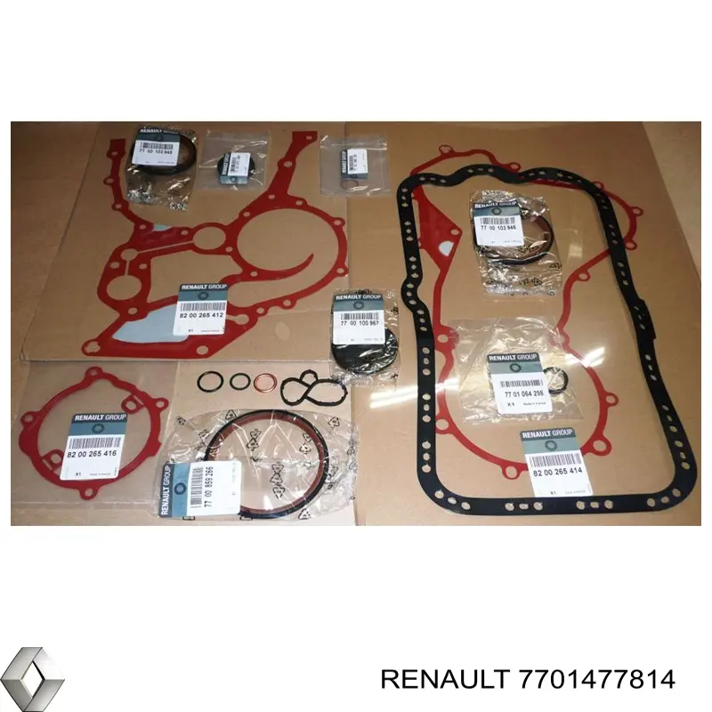 Комплект прокладок двигателя нижний Renault (RVI) 4410832