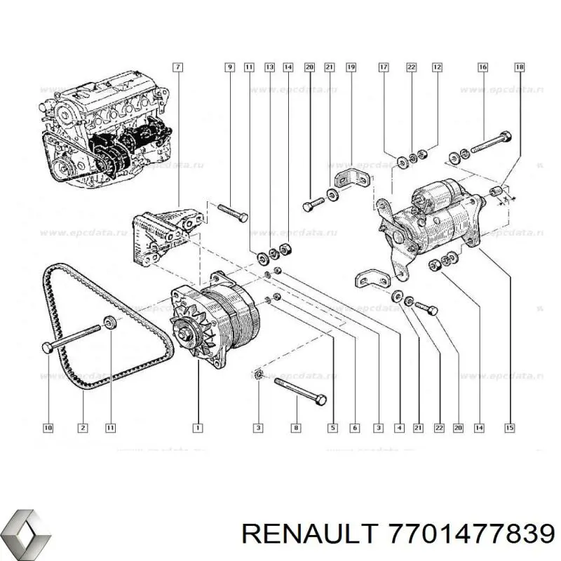 310988752R RENAULT Respiradero de la caja de cambios original y equivalente