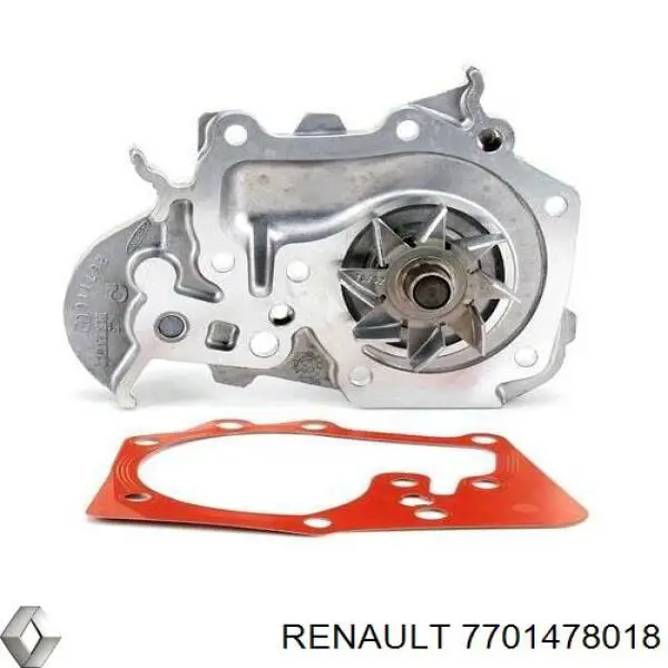 Помпа охлаждения Renault (RVI) 7701478018 цена, от 19.52 USD
