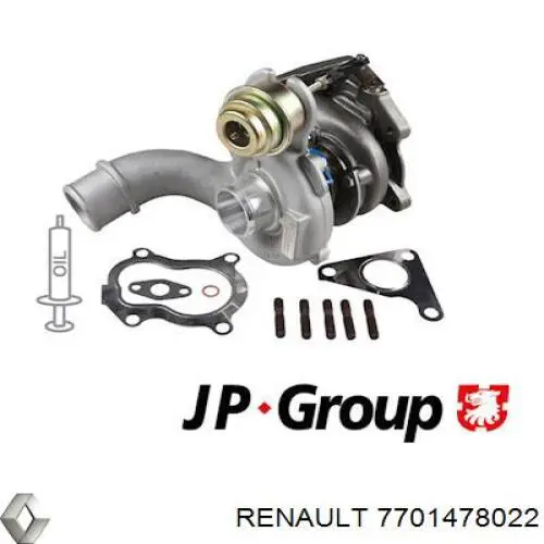 7701478022 Renault (RVI) турбина
