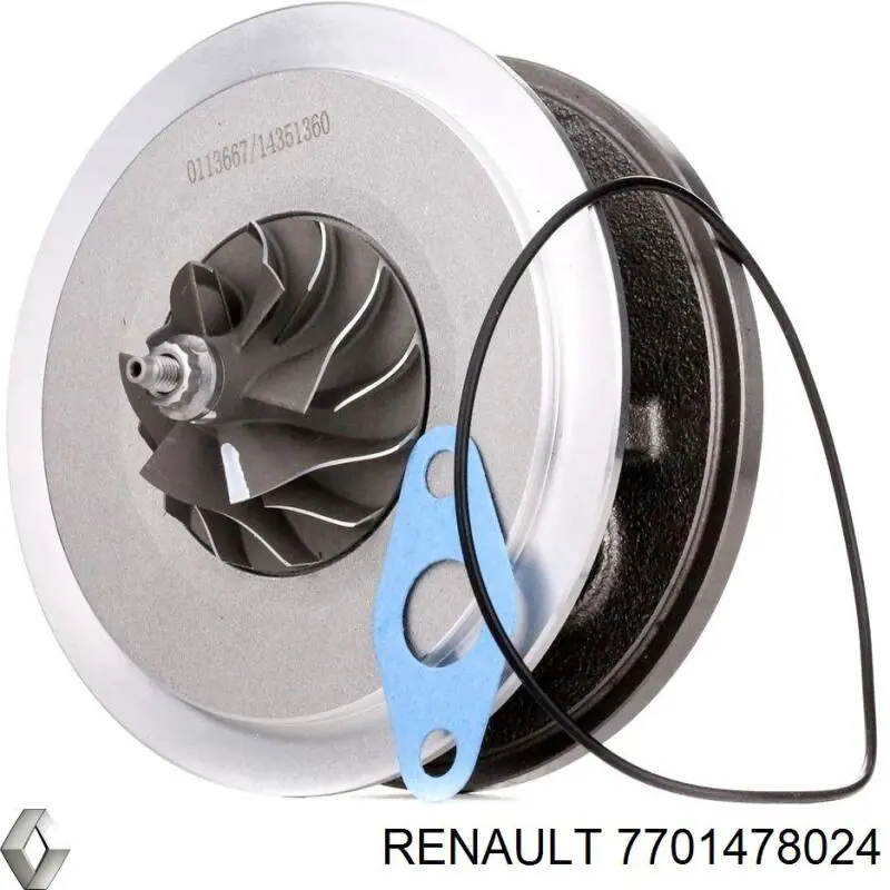 Турбонагнетатель Renault (RVI) 7701478024 цена, от 135.29 USD