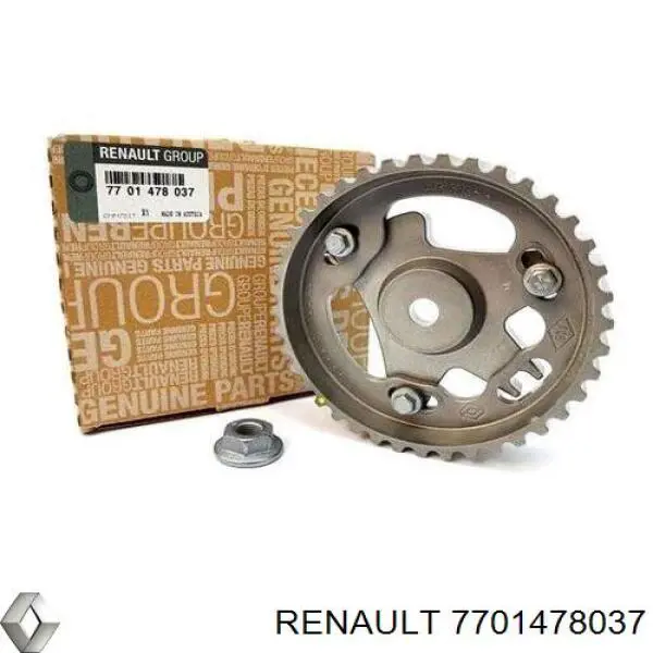 Шестерня фазорегулятора Renault (RVI) 7701478037 цена, от 30.61 USD