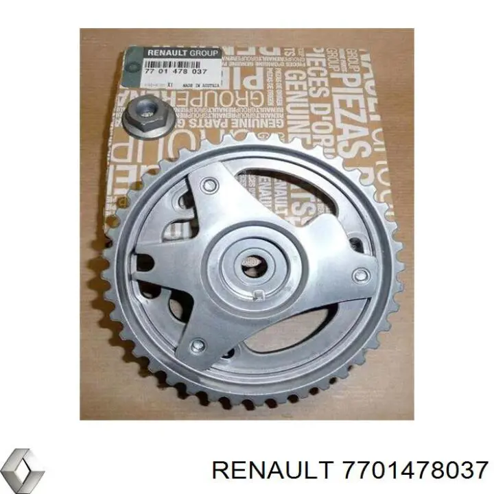 Шестерня фазорегулятора Renault (RVI) 7701478037 цена, от 30.61 USD