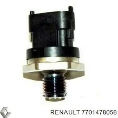 Sensor de presión de combustible 7701478058 Renault (RVI)