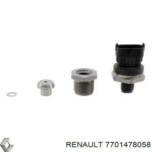 7701478058 RENAULT Sensor de presión de combustible original y equivalente