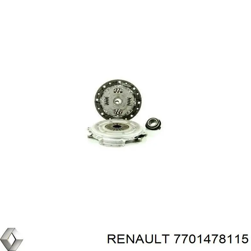 Комплект сцепления (3 части) Renault (RVI) 7701478115 цена, от 97.56 USD