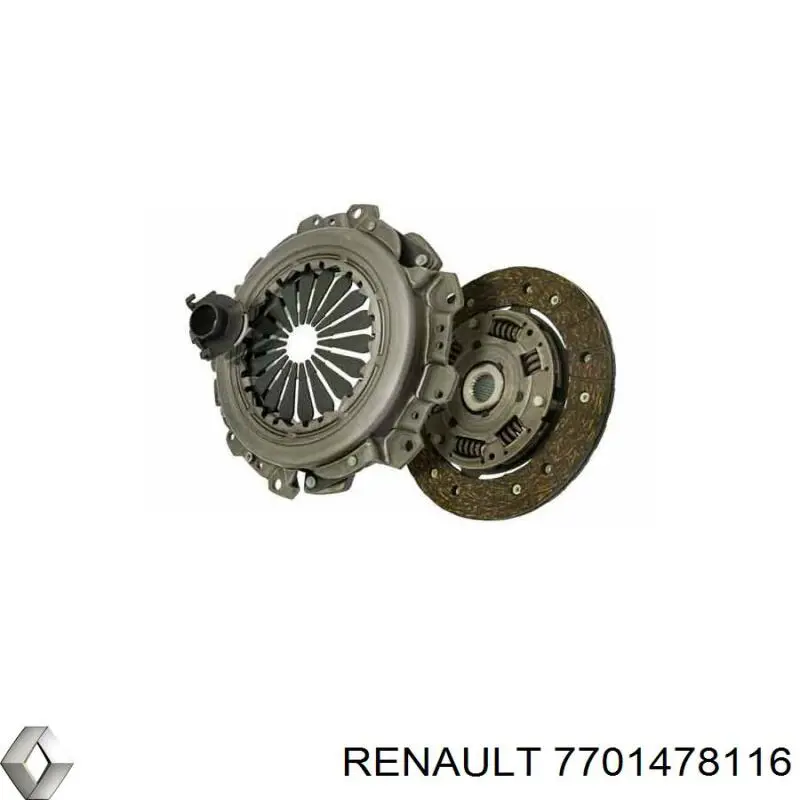 7701478116 Renault (RVI) сцепление