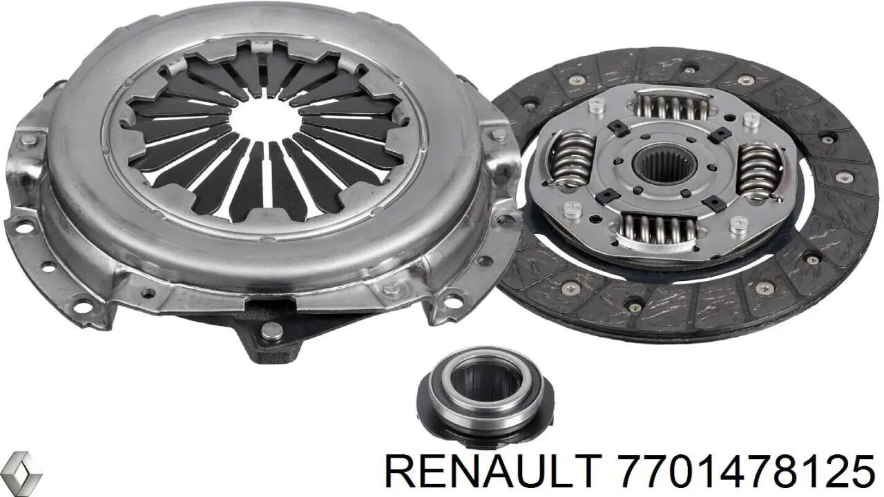 Комплект сцепления (3 части) Renault (RVI) 7701478125 цена, от 56.74 USD