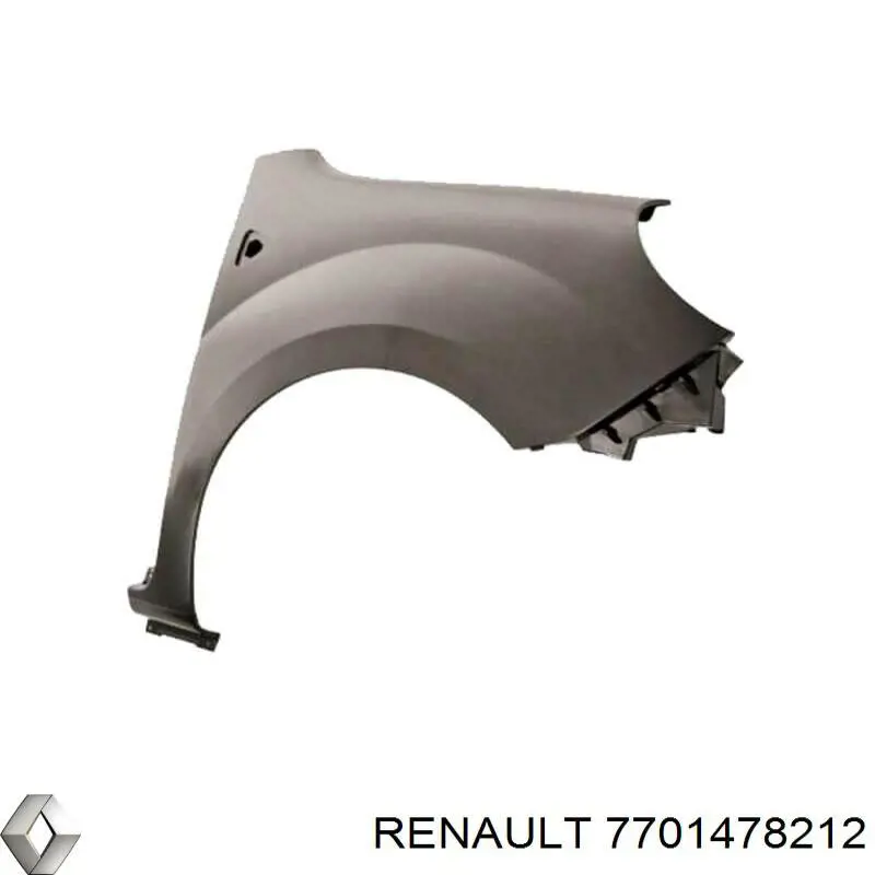 7701478212 Renault (RVI) pára-lama dianteiro direito