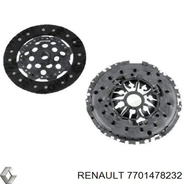 Комплект сцепления (3 части) Renault (RVI) 7701478232 цена, от 201.05 USD