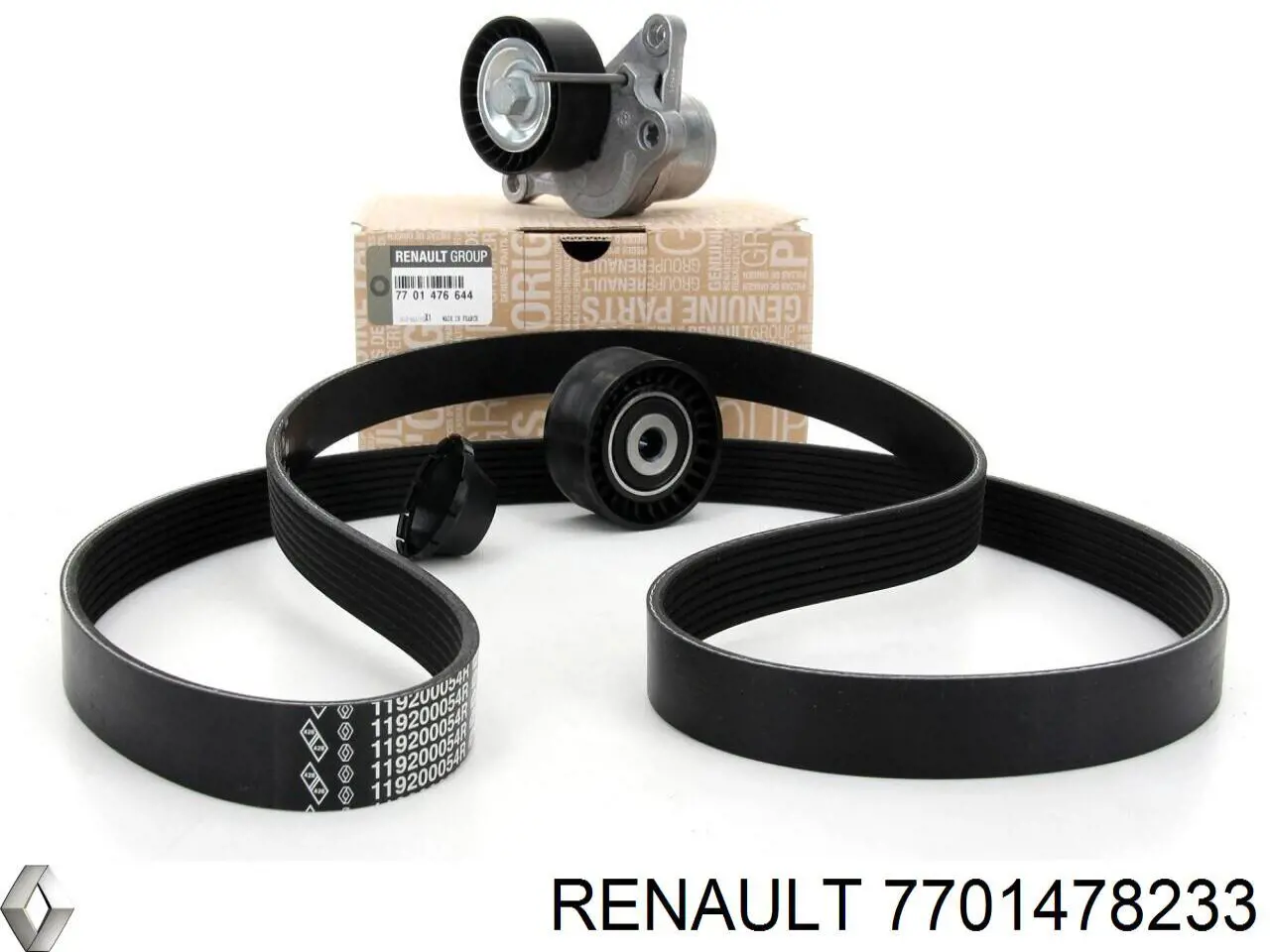 Ремень приводной 7701478233 Renault (RVI)