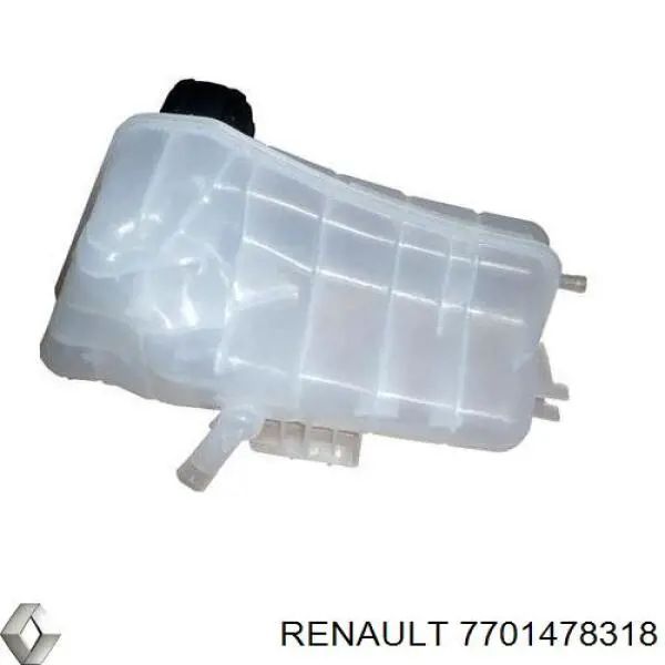 Бачок системы охлаждения расширительный Renault (RVI) 7701478318