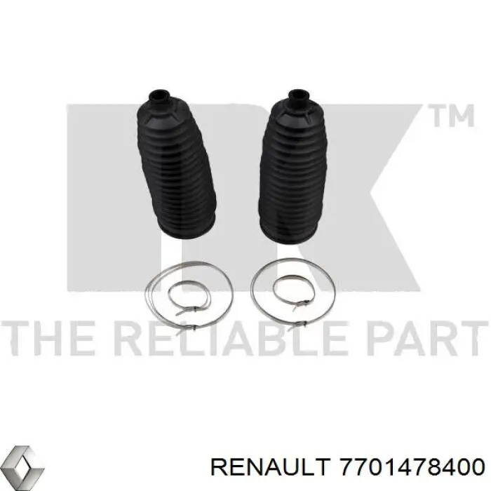 Пыльник рулевой рейки 7701478400 Renault (RVI)