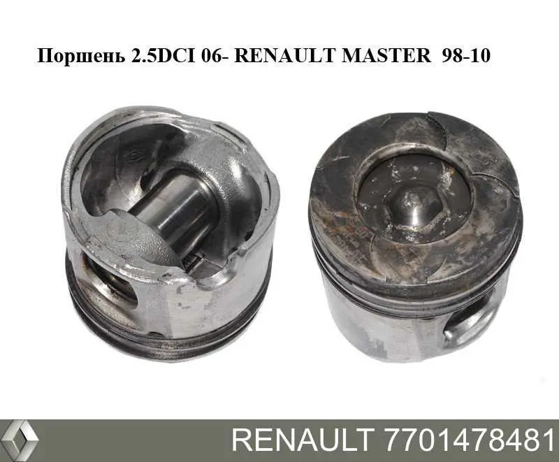 7701478481 Renault (RVI) pistão do kit para 1 cilindro, std