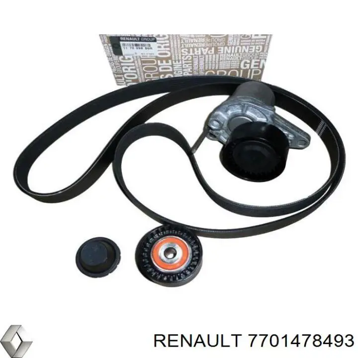 Ремень агрегатов приводной, комплект Renault (RVI) 7701478493 цена, от 98.34 USD